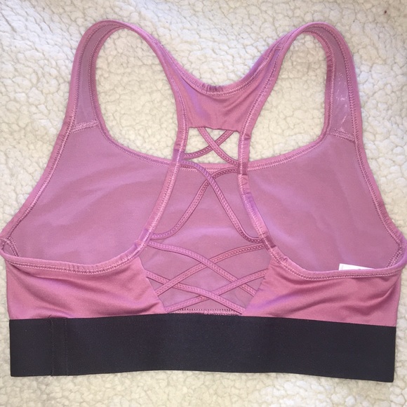 Pink Racerback Sports Bra - Picture 2 of 3